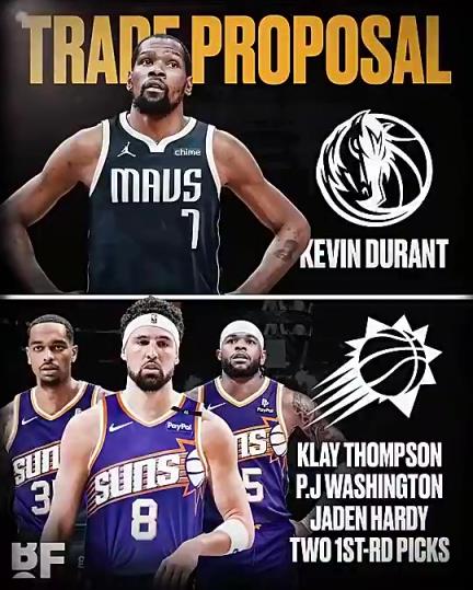 和歐文濃眉組三巨？美媒：獨行俠可用克萊+PJ+哈迪+倆首輪換KD-